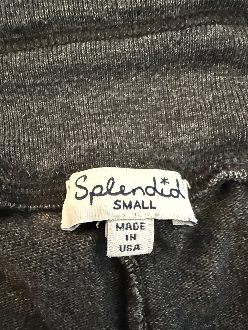 Splendid Charcoal Grey Drawstring Sweatpants - Picture 2 of 3